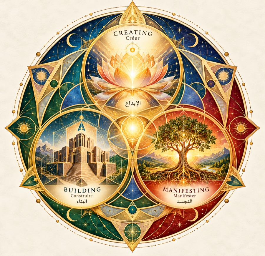 Mandala: Creating · Building · Manifesting
